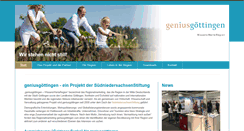 Desktop Screenshot of geniusgoettingen.de